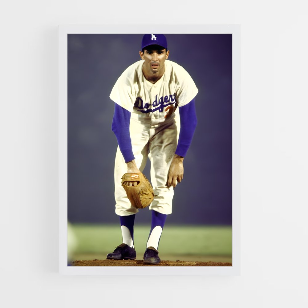 Poster Sandy koufax – affiche Baseball (vue 3)